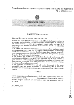 decreto fissazione udienza