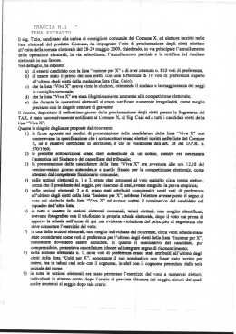 titoli delle 3 prove in formato PDF - La Presidenza del Consiglio dei