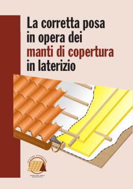 La corretta posa in opera dei manti di copertura in