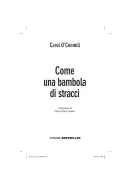 Carol O`Connell Come una bambola di stracci