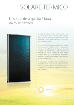 SOLARE TERMICO