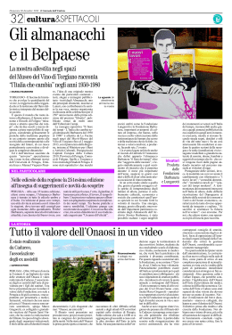 Domenica 30 dicembre 2012 il Giornale dell`Umbria