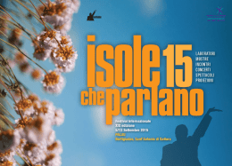 LABORATORI - Isole che Parlano