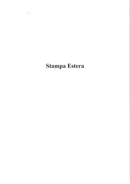 Stampa Estera