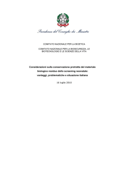 testo completo - La Presidenza del Consiglio dei Ministri