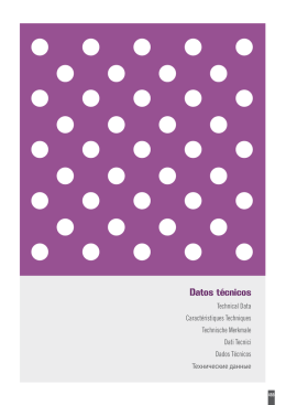 Datos t&eacute;cnicos - Vives Azulejos y Gres