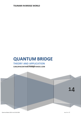 Quantum Bridge Teoria e Pratica 2014 rev.05.nov
