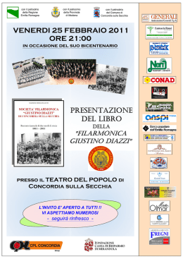 o Filarmonica\Prova lo - Comune di Concordia Sulla Secchia