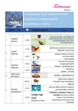 Januar/Genaio 2016