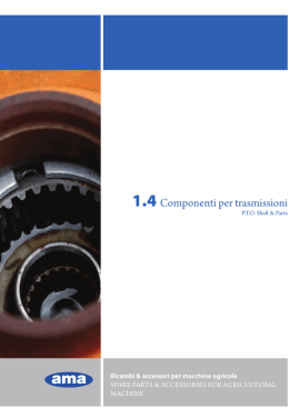 1.4 Componenti per trasmissioni