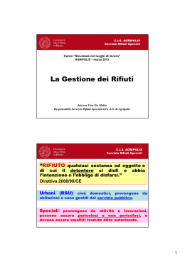 Sicurezza Gestione Rifiuti 2013 - E