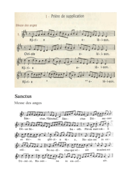 kyriales messe des anges partitions
