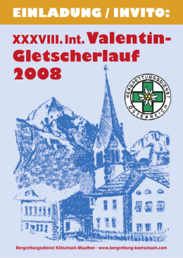 Gletscherlauf 2008 - Österreichischer Bergrettungsdienst