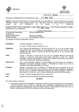 Deliberazione n.2035 del 25/11/2015