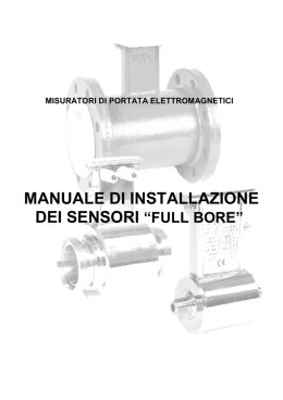 MANUALE DI INSTALLAZIONE