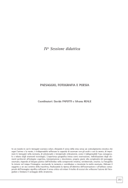 Paesaggio, fotografia e poesia (Papotti)