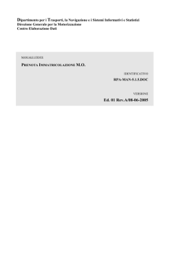 Dipartimento per i Trasporti, la Navigazione ei Sistemi Informativi e