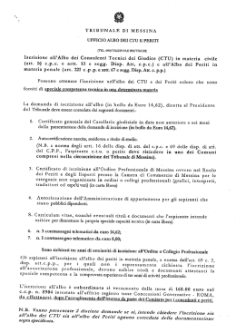 Scarica allegato - Ordine degli Ingegneri della Provincia di Messina