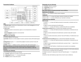 Panoramica hardware LEDs Effettuare una chiamata