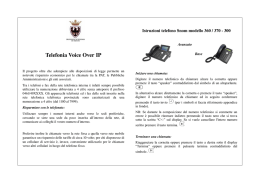Il progetto Voice Over IP - Trentino Riscossioni SpA
