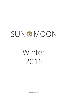SUN MOON Winter 2016