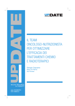 il team oncologo-nutrizionista per ottimizzare l`efficacia dei
