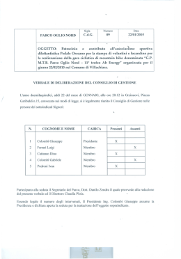 PARCO OGLI() NORD C.d.G. 09 22/01/2015