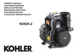 Ingl&eacute;s - Kohler Engines