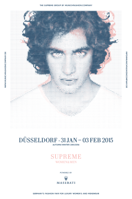 DÜSSELDORF · 31 JAN – 03 FEB 2015