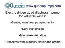 Quadia®: Electric driven quad diaphragm pump for
