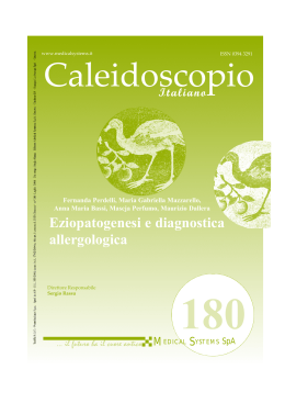 Eziopatogenesi e diagnostica allergologica