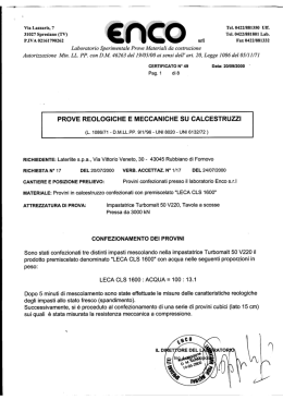 Resistenza meccanica a compressione