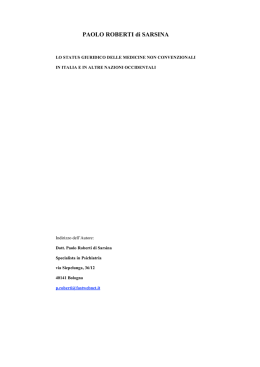 Lo status giuridico delle MNC