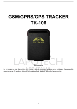 Manuale Italiano TK106