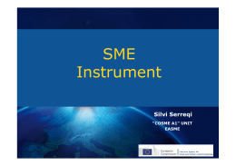 SME Instrument - BridgEconomies