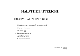 MALATTIE BATTERICHE