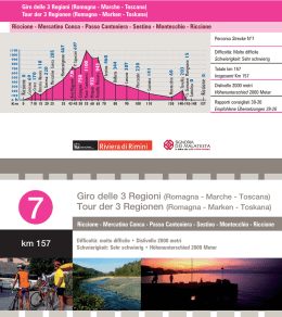 Giro delle 3 Regioni (Romagna – Marche – Toscana)