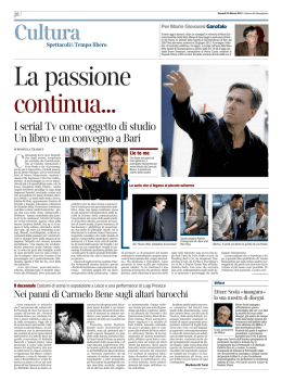 I serial Tv come oggetto di studio Un libro e un