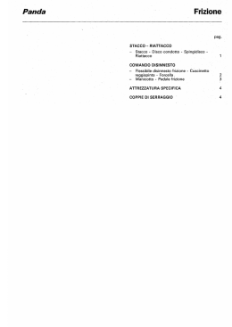 Panda I ` Frizione . - Il Bunker dell`INGEGNERE