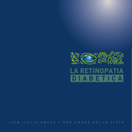la retinopatia diabetica - Agenzia internazionale per la prevenzione