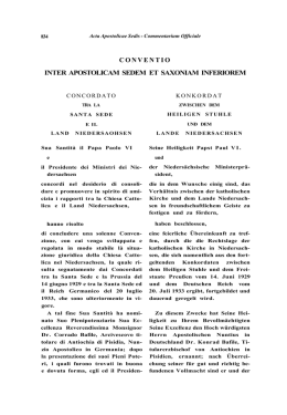 conventio inter apostolicam sedem et saxoniam inferiorem
