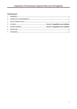 Capitolato speciale IM - Comune di Brisighella