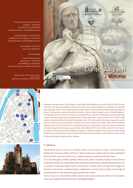 Dante Alighieri - Verona Tuttintorno