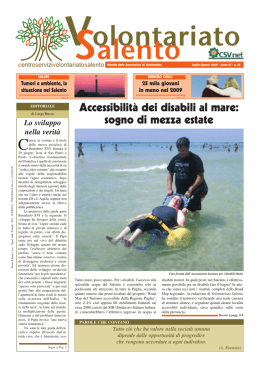 Accessibilità dei disabili al mare: sogno di mezza estate