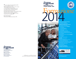 Consulta l`edizione cartacea del Catalogo 2014 della Fondazione
