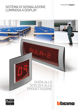Segnalazione luminosa a display