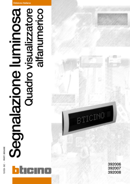 Segnalazione luminosa