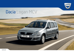 Dacia Logan MCV - Daciamodellen.nl