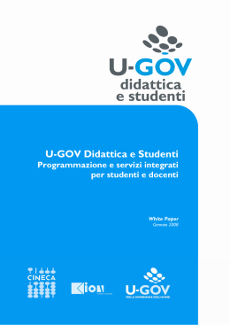 WP U-GOV Didattica e Studenti S1-6