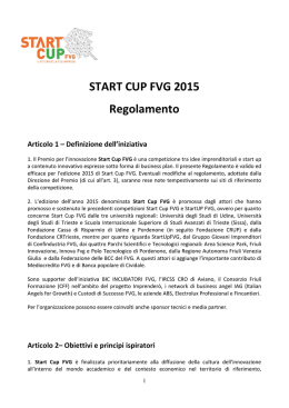 Scarica PDF - Start Cup FVG